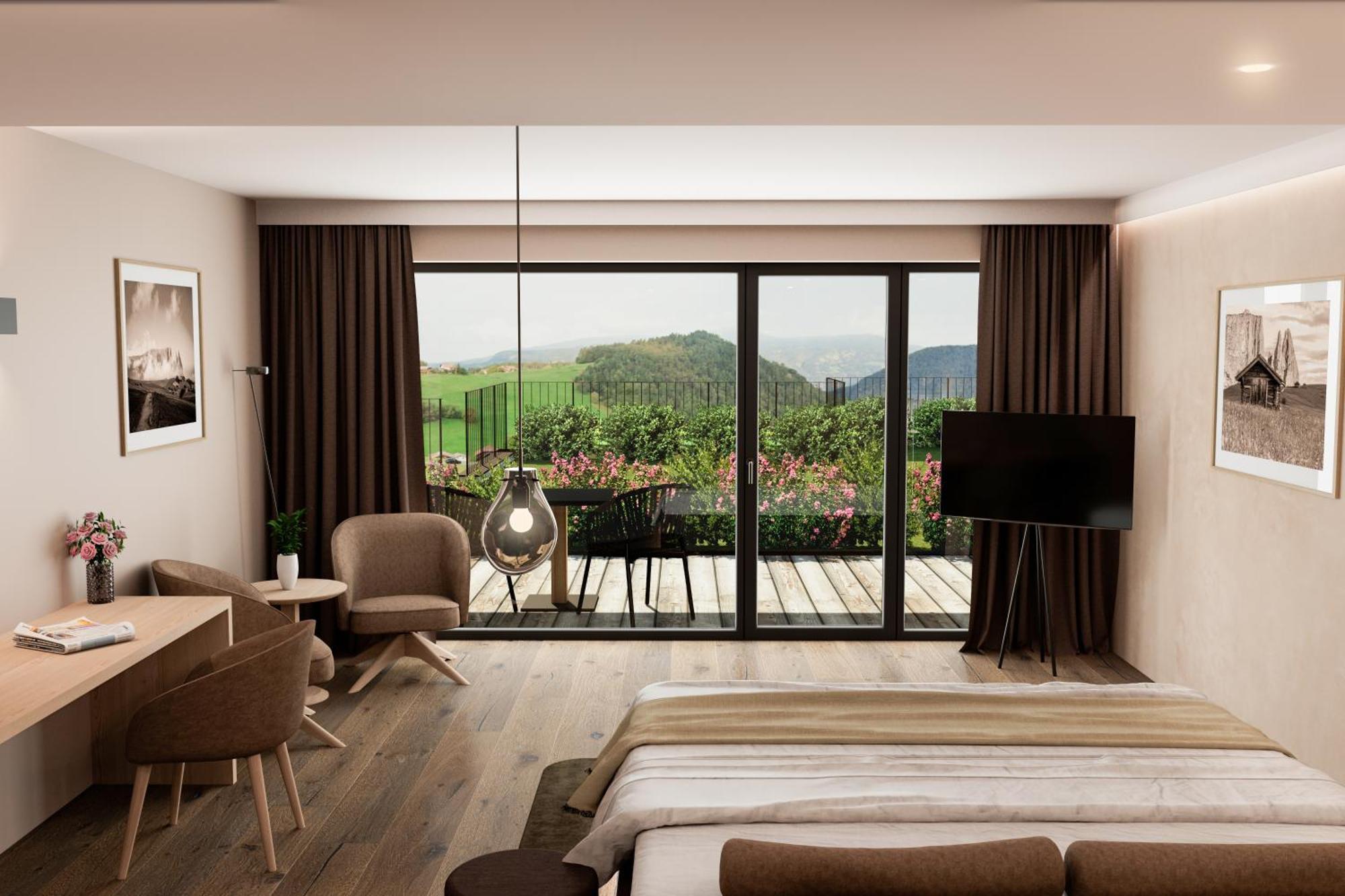 Hotel Alpenflora Castelrotto Værelse billede