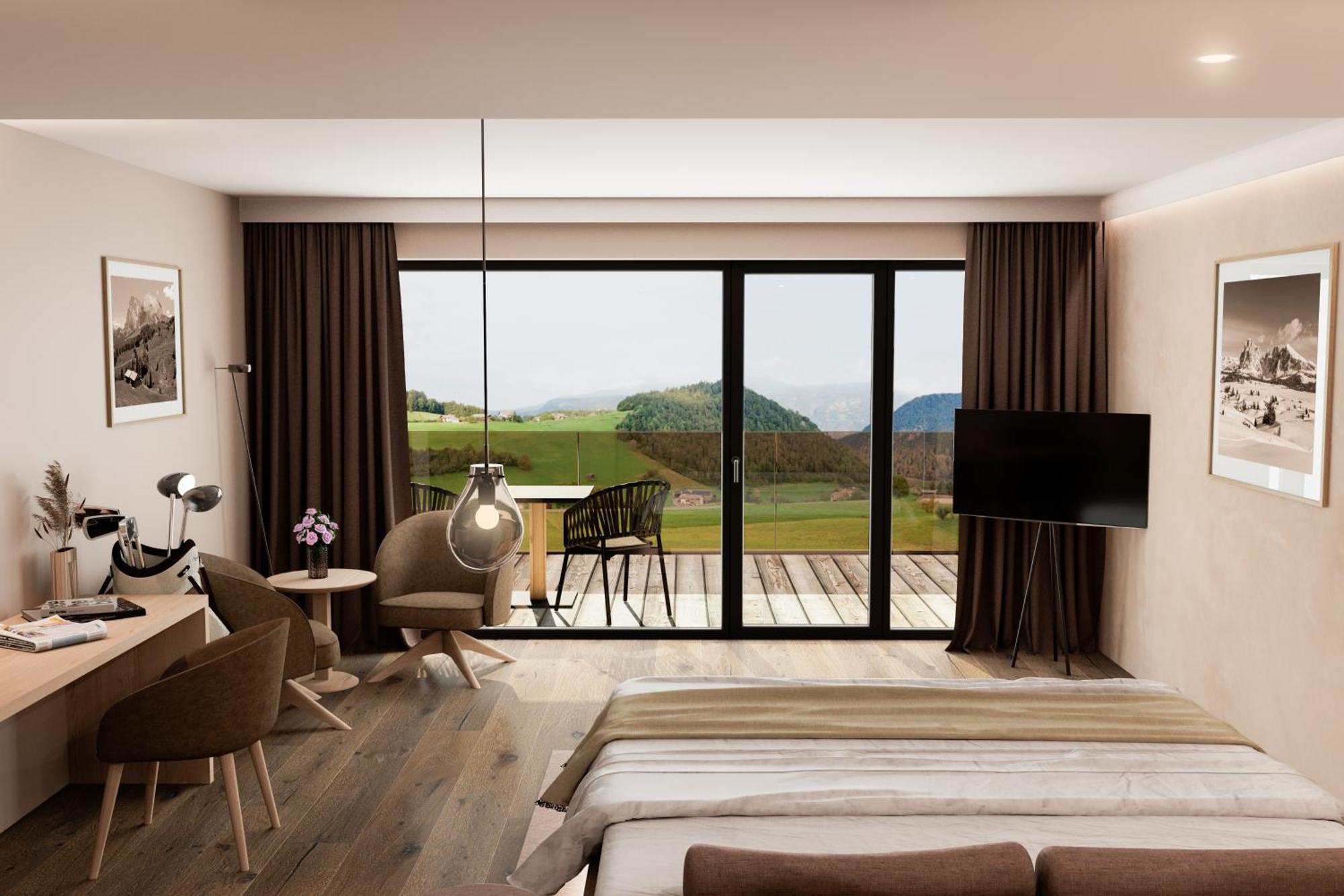 Hotel Alpenflora Castelrotto Værelse billede